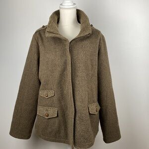 Orvis Tan Wool Utility Jacket